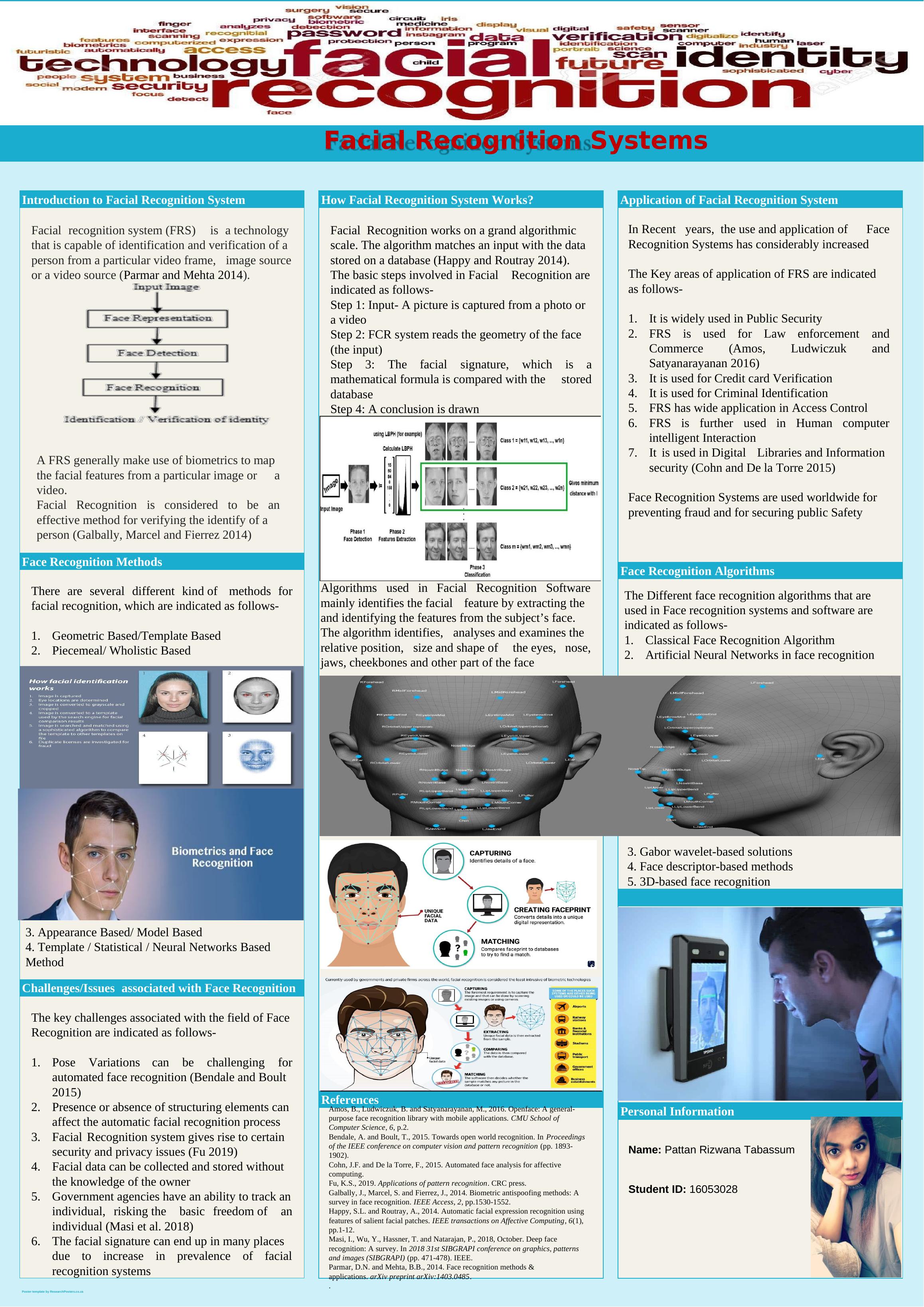 paper presentation on facial recognition system