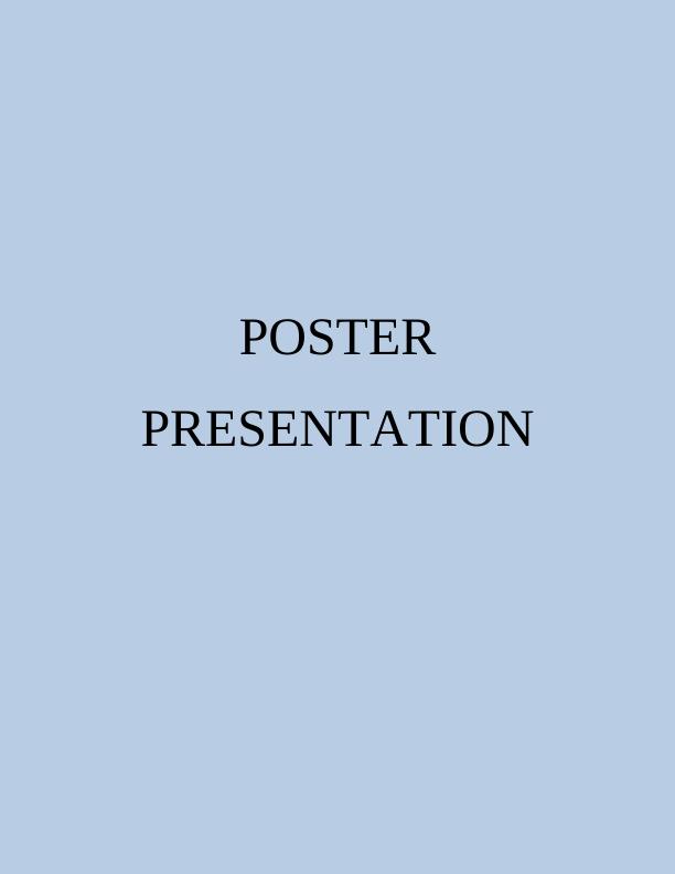 Poster Presentation - Assignment_1