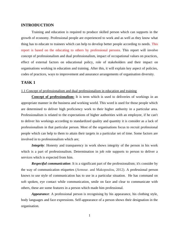 Report on Concept of Professionalism and Dual Professionalism_4