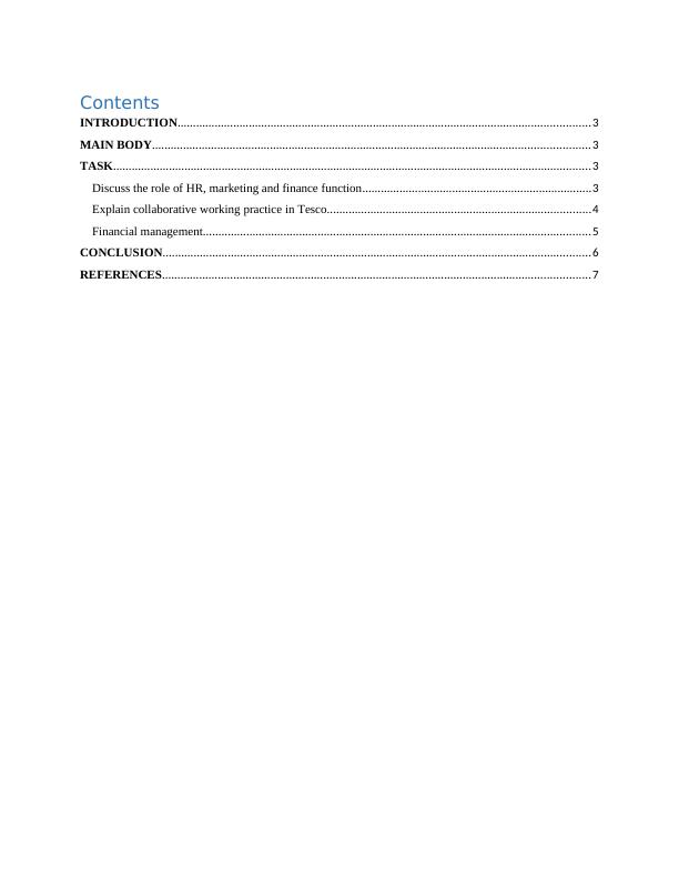 Introduction to Business Studies Portfolio Tesco