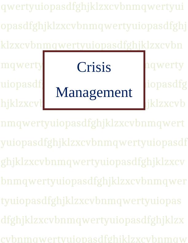Crisis Management Plan for Toyota and Sandwich Shop Owner_1