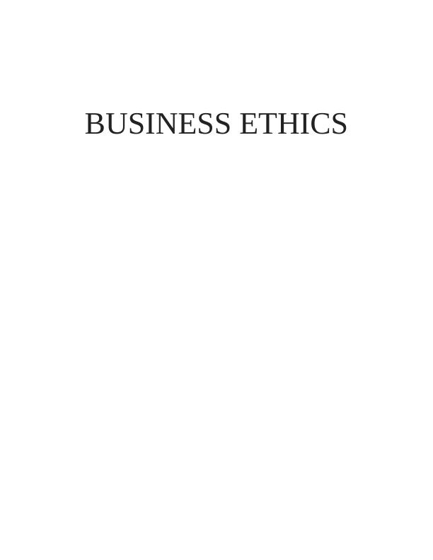Report on Business Ethics Volkswagen_1