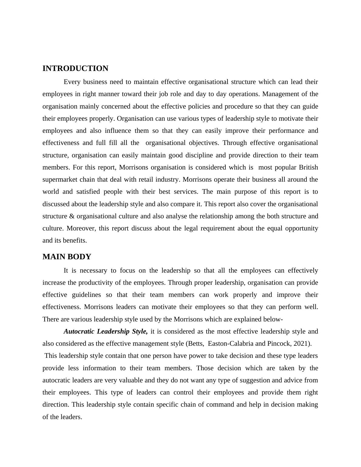 Leadership Style, Organisational Structure, and Legal Requirements in ...