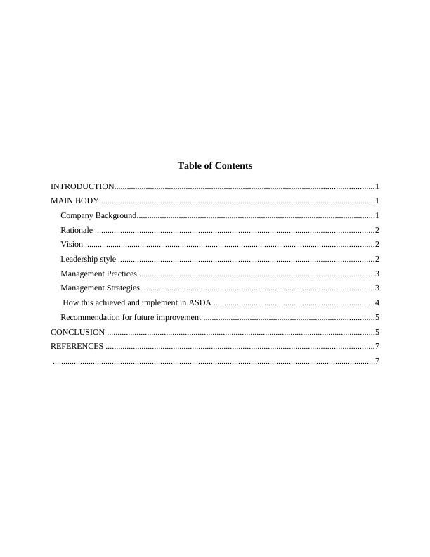 Context of Business Assignment PDF :  ASDA_2