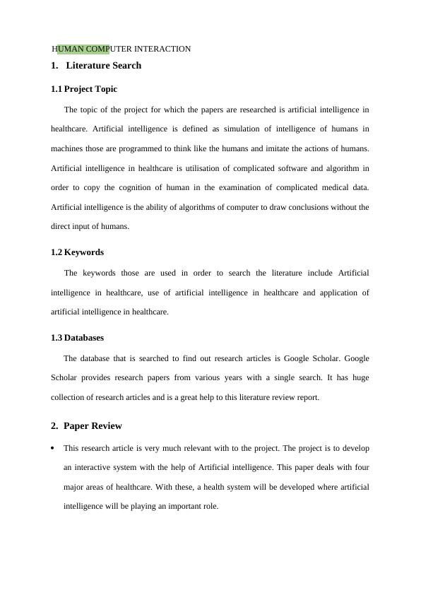 Human Computer Interaction Assignment Report_2