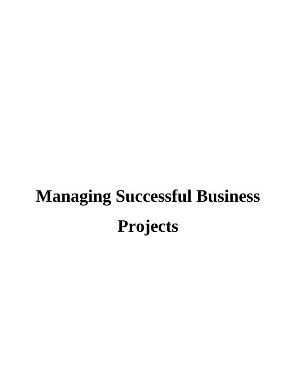 Plan for Project Management : Assignment_1