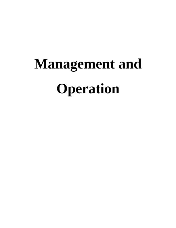 Management and Leadership Theories Report - Starbuck_1