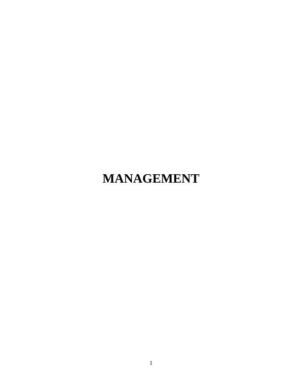 Essay on Management of Retail Sector_1