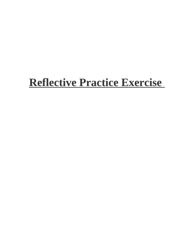 Reflective Practice Exercise_1