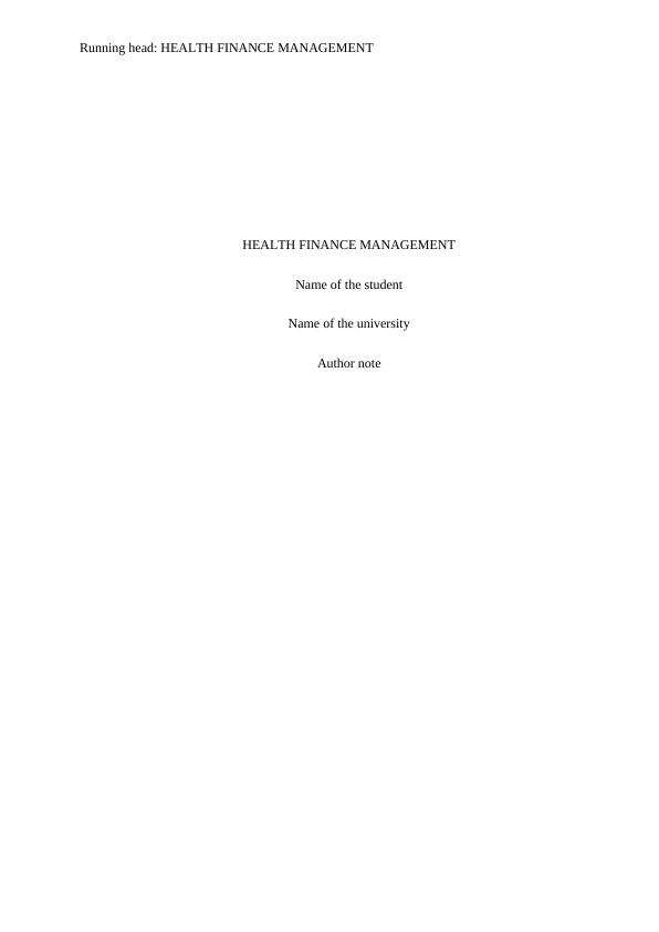 Health Finance Management: A Comparative Analysis of Healthcare Systems in Australia, Canada, and Belgium_1