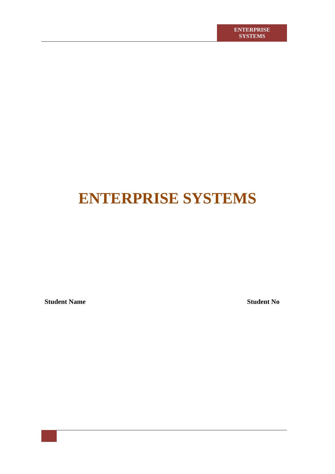 HS2041- Enterprise Systems - Assignment_1