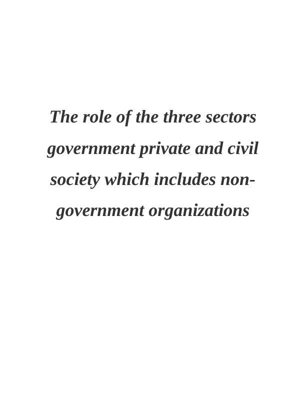 Role of Three Sectors in Marginalization of Vulnerable Populations in Australian Society_1