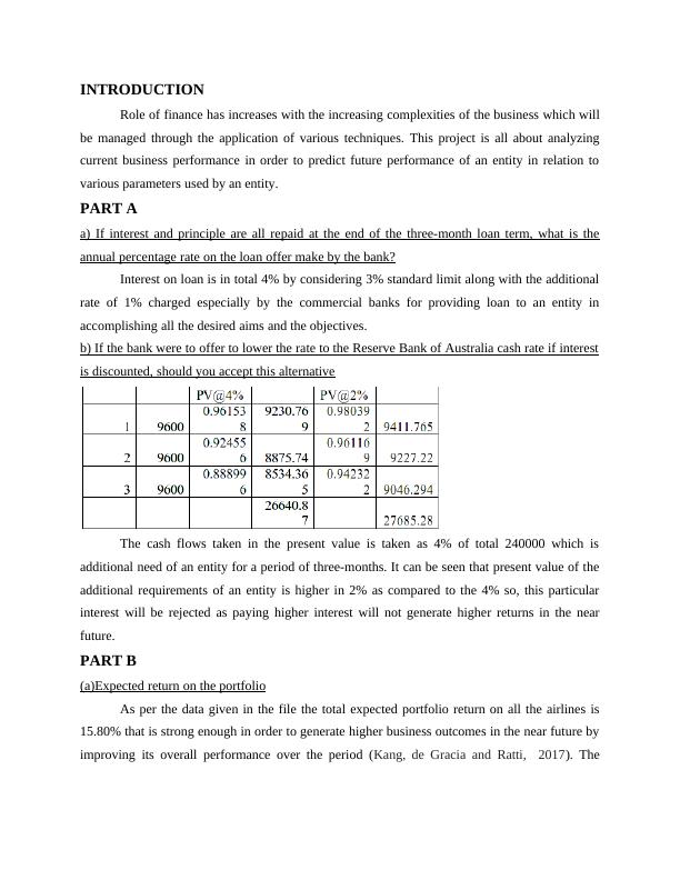Accounting and  Finance Assignment_3