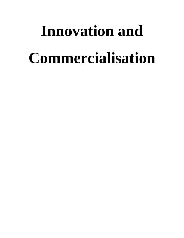 Innovation and Commercialisation INTRODUCTION_1