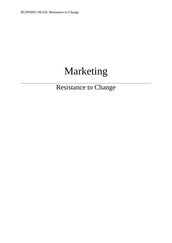 Resistance to Change_1