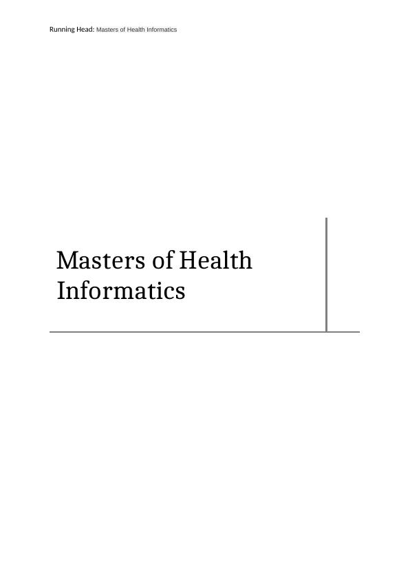 BHIS 515: Biomedical and Health Information Sciences_1