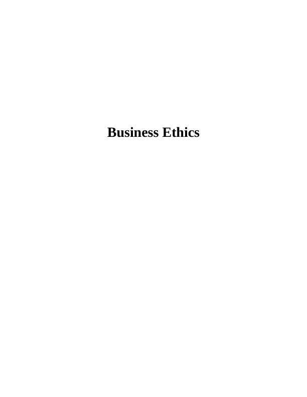 MBALN703 –  Business  Ethics_1