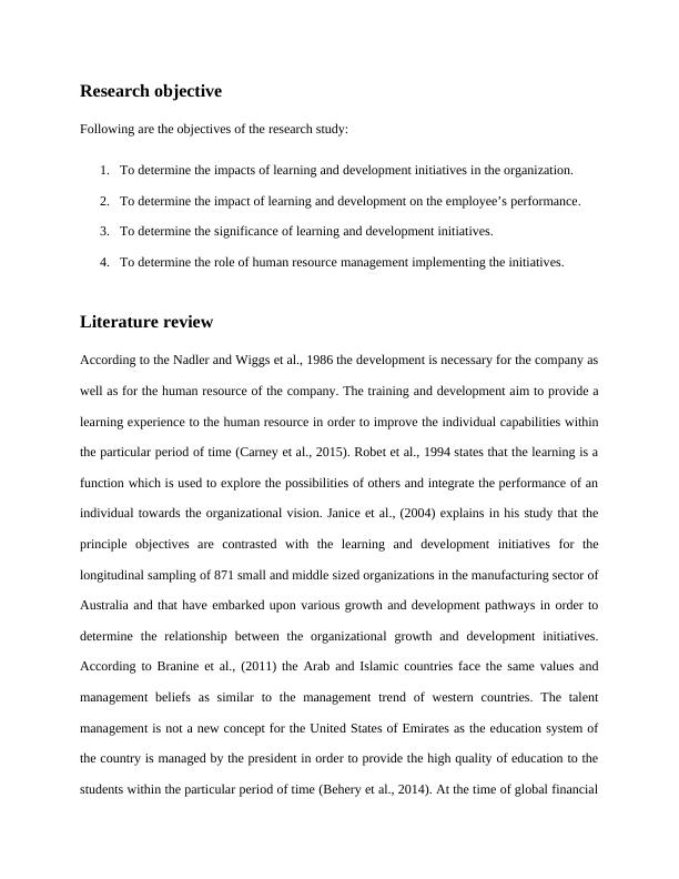 Research Proposal on Learning and Development Initiatives_5