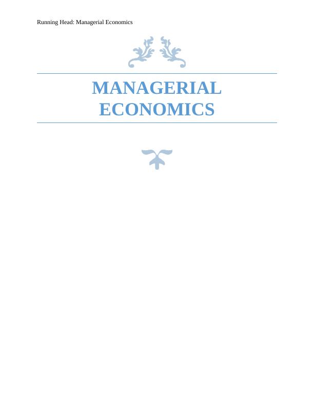 Managerial Economics._1