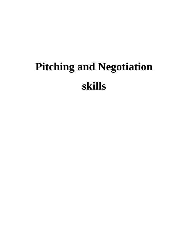 Pitching and Negotiation Skills_1