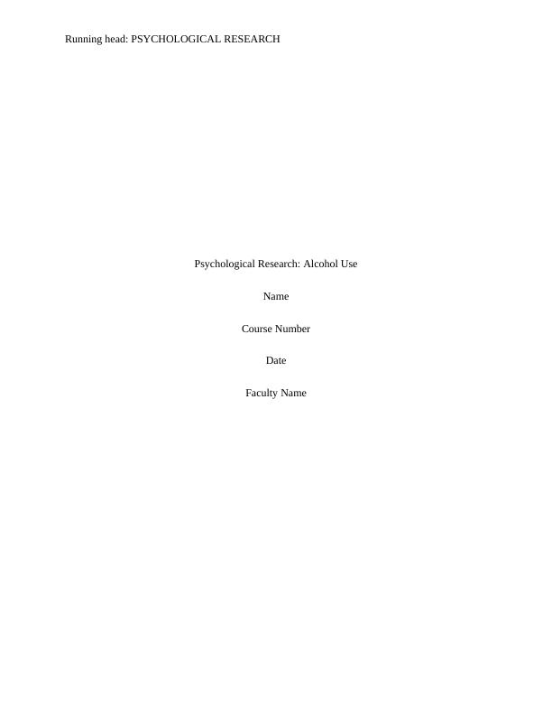 Psychological Research Assignment PDF_1