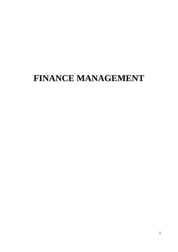 Financial Management | Meaning & Objectives_1