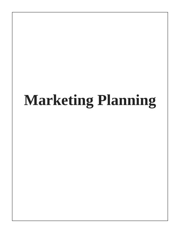Marketing Planning of British Airways | Report_1