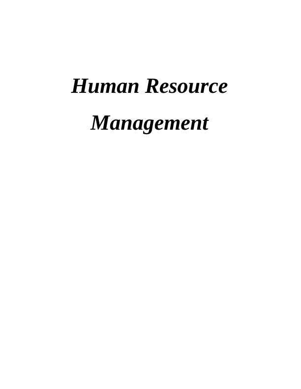 Human Resource Management LV=_1