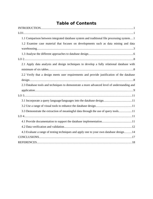 Data Analysis and Design Assignment PDF
