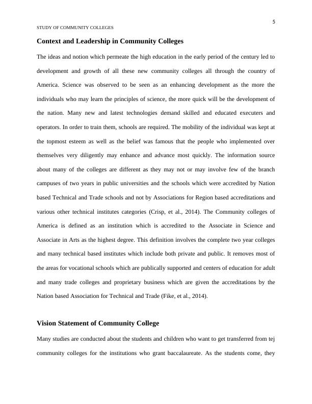 Study of Community Colleges Assignment_6