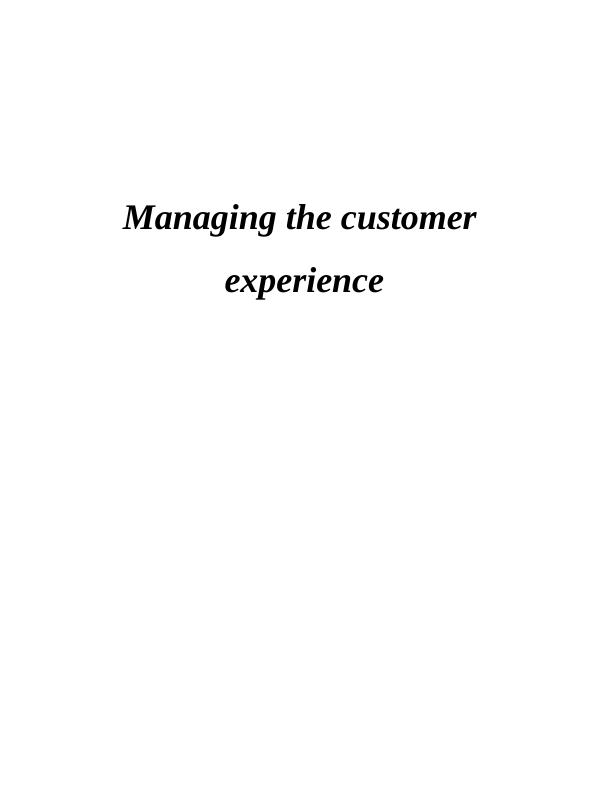 Managing the Customer Experience_1