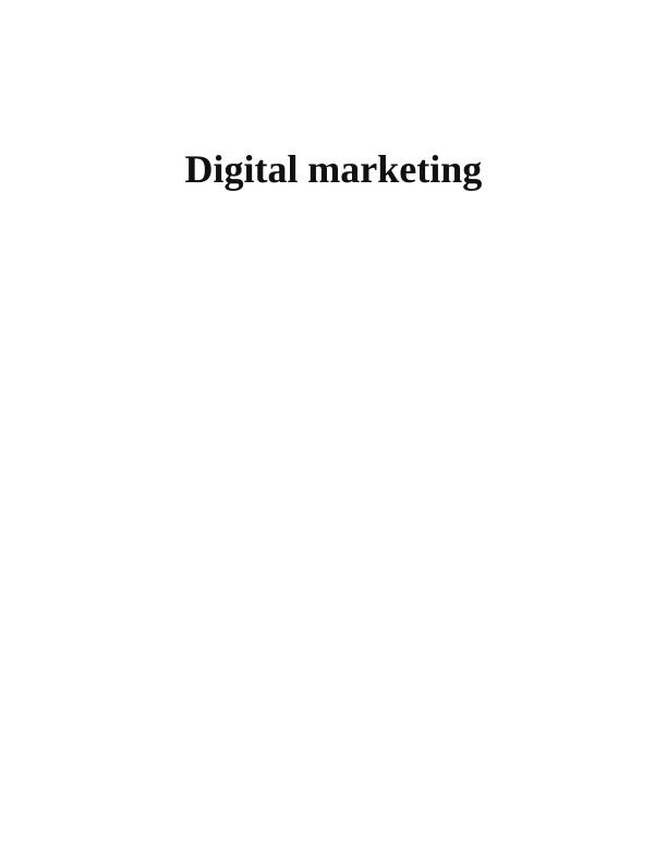 Digital Marketing Plan - Argos Ltd_1