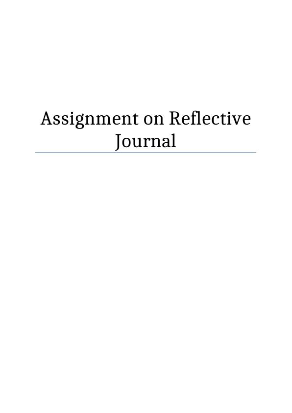 Intellectual Property Reflective Journal_1