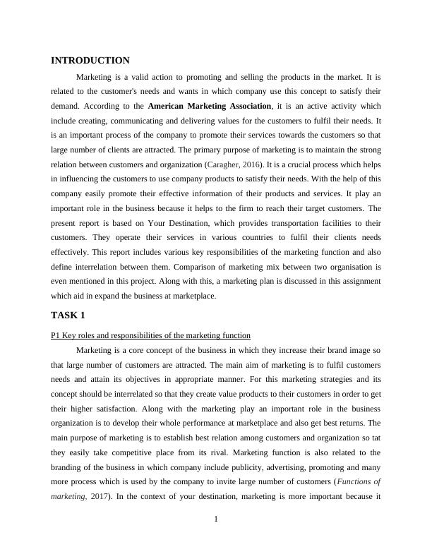 Report on Responsibilities of Marketing Function_3
