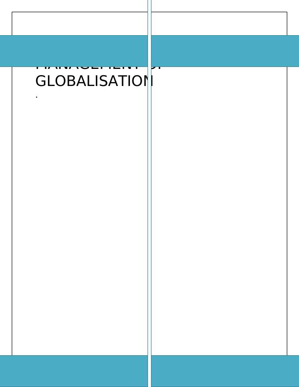 Report On Management Of Globalization_1