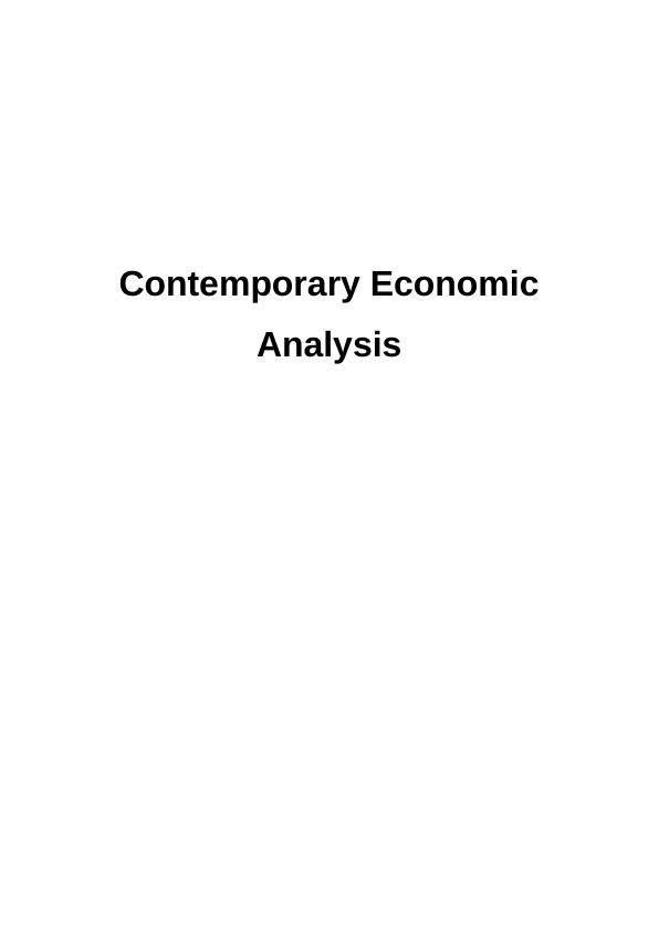 Contemporary Economic Analysis_1