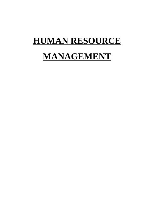 Human Resource Management in H&M_1