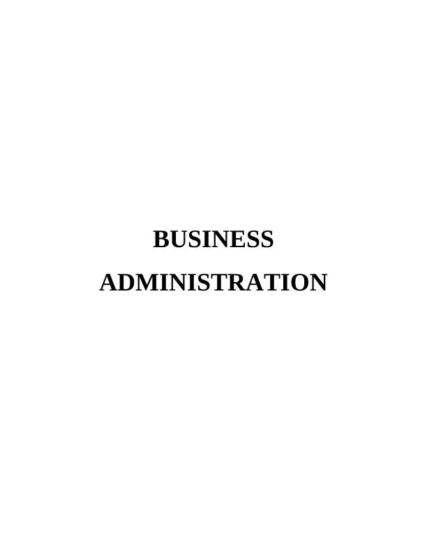 Business Administration Assignment PDF_1
