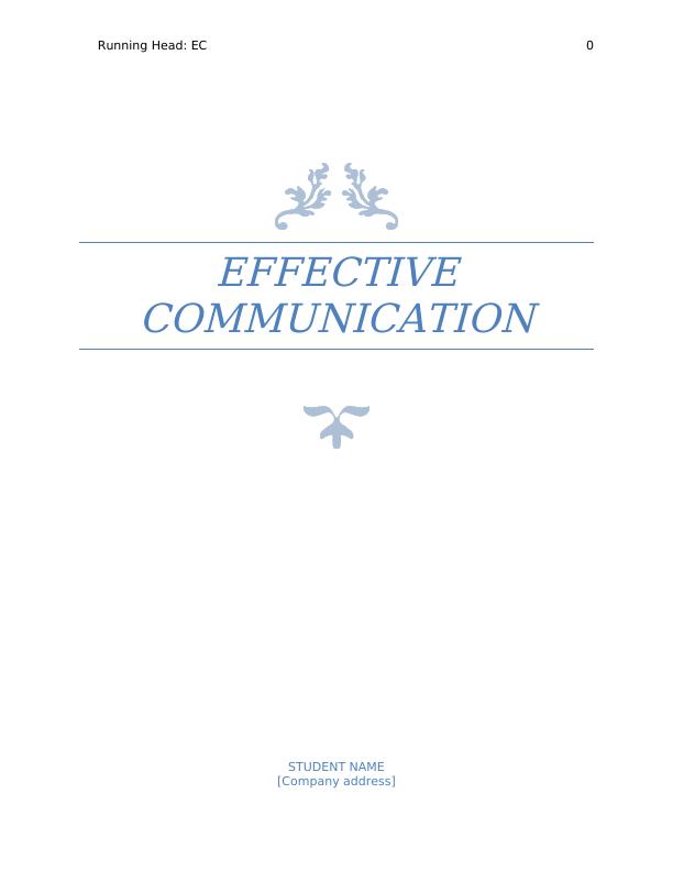 Effective communications Assignment 2022_1