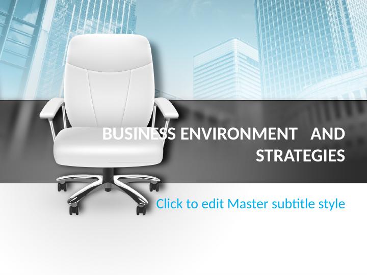 Business Environment and Strategies_1