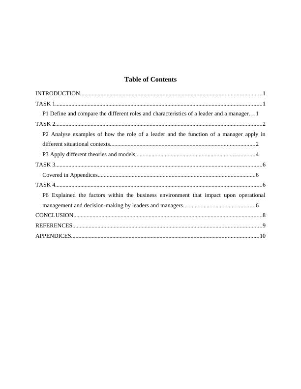 (PDF) Management and Operations Assignment Sample | Tesco_2