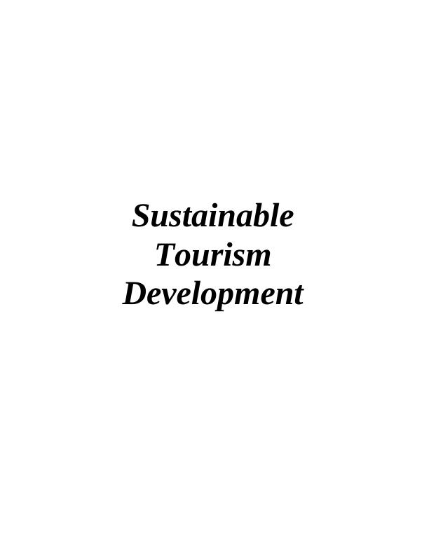 Impact of tourism and methods to study them in France_1