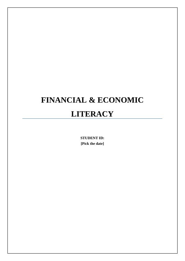 FELM4026 : Financial and Economic  Literacy for Managers_1