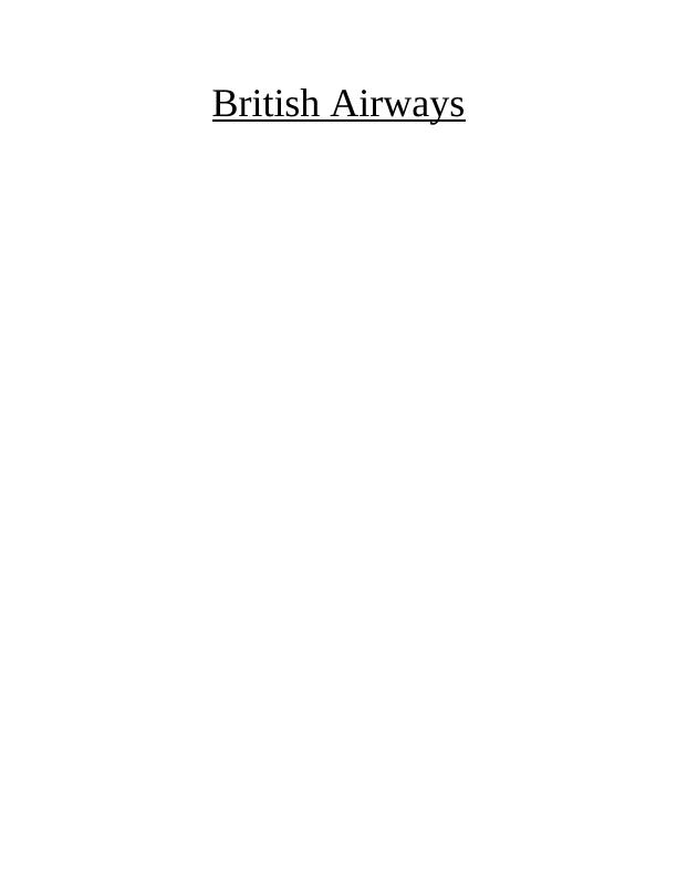 Challenges Faced by British Airways and Staff due to COVID-19_1