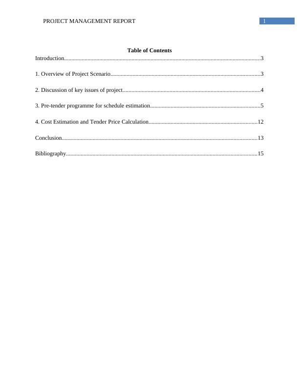 Project Management Report - Assignment_2