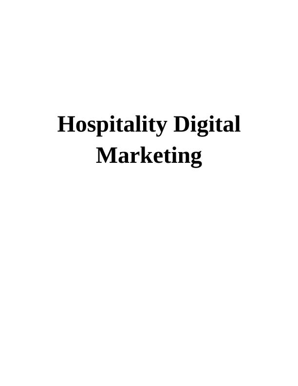 Importance of Digital Marketing in Hospitality Organizations_1