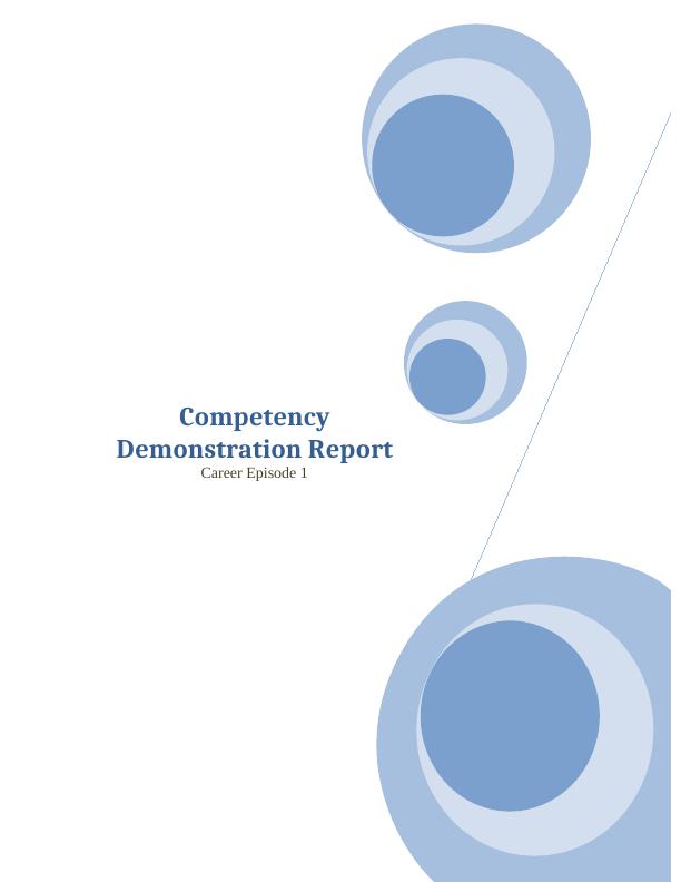 Competency Demonstration - Report_1