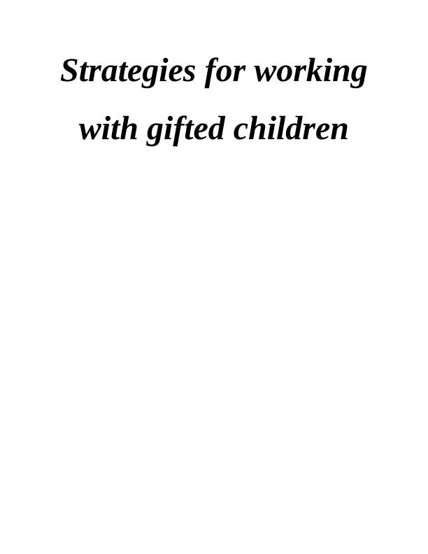 Strategies for working with gifted children_1