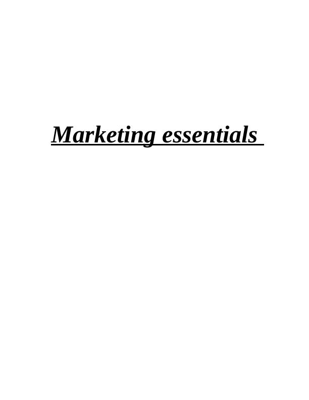 Marketing Essentials: Roles, Responsibilities, and Marketing Mix of McDonald's_1