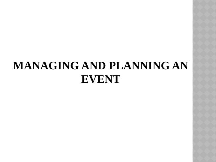 Managing and Planning an Event_1